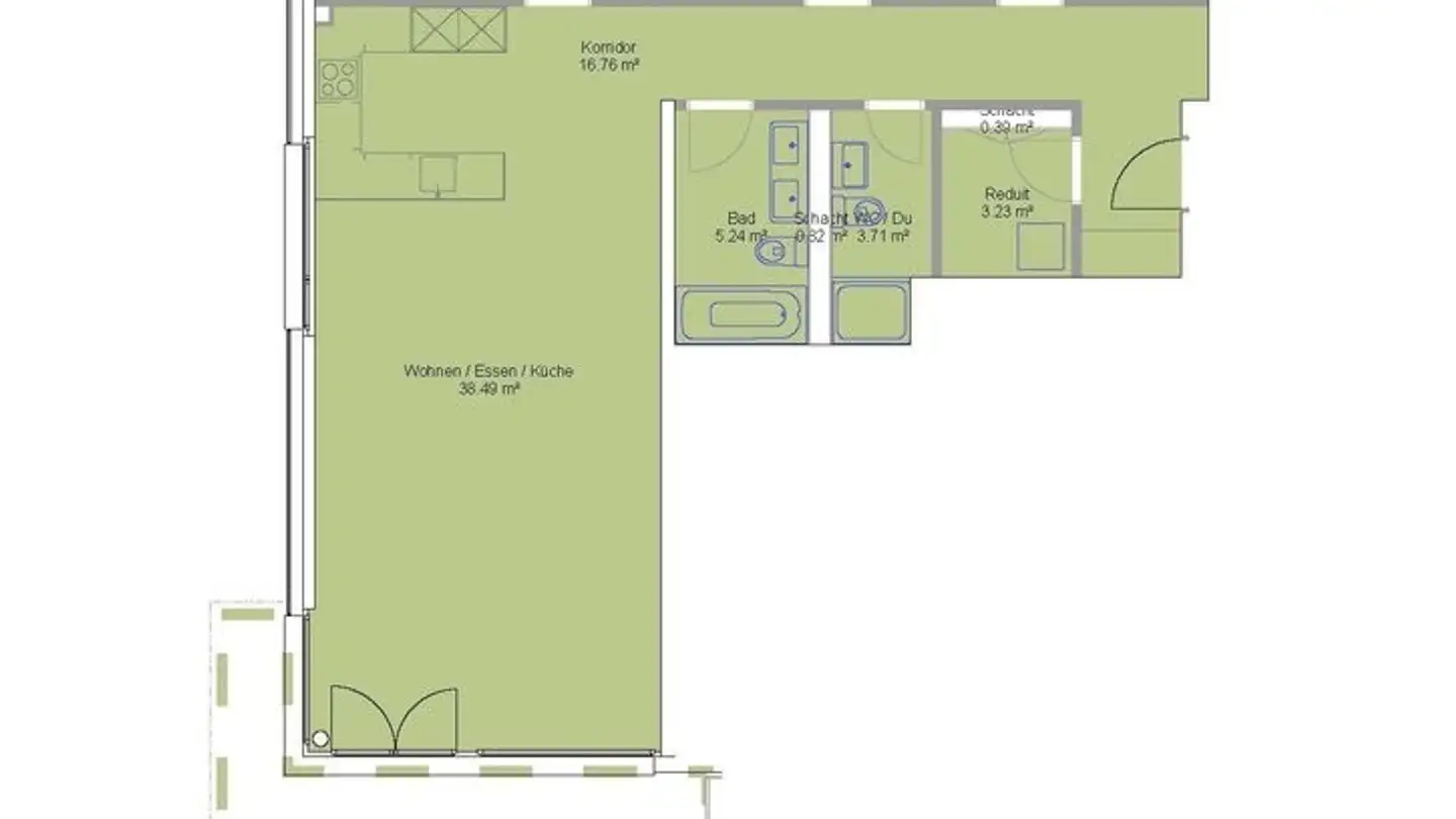 Apartment for rent - Dintikerstrasse 4c, 5604 Hendschiken - Photo 3