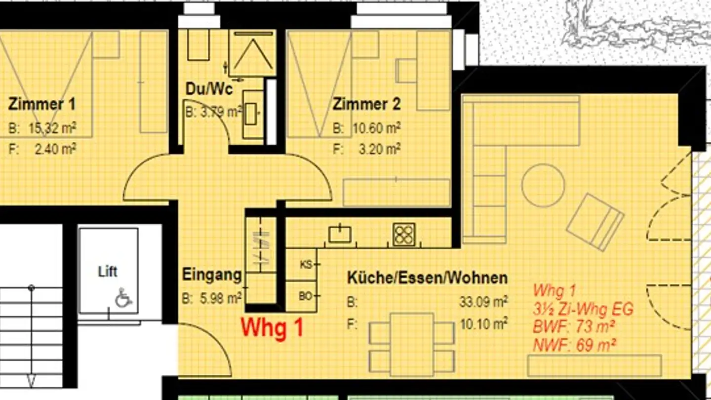 Apartment for rent - Breitenmattstrasse 101, 8635 Dürnten