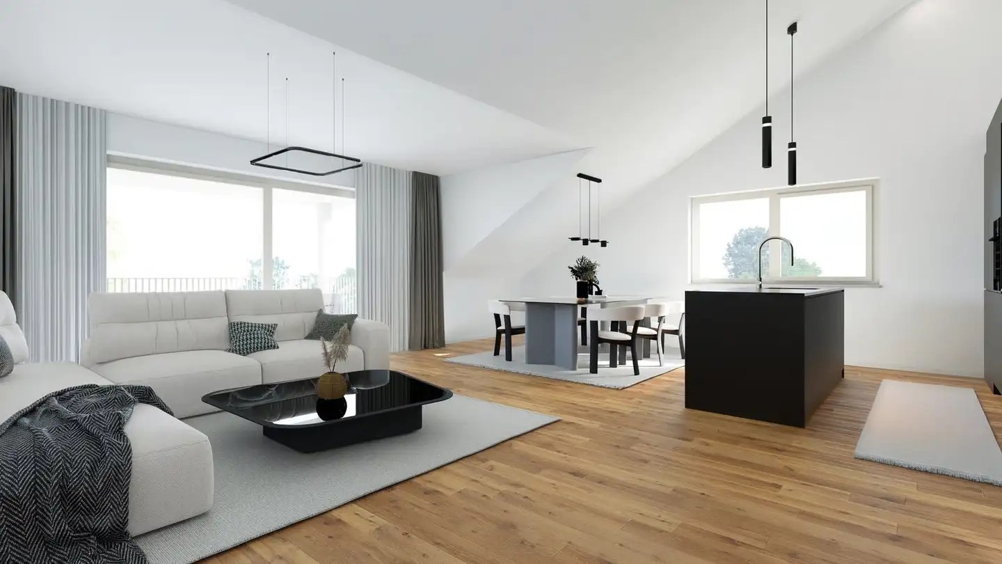 Attic flat for rent - Dorfstrasse 11, 6262 Langnau b. Reiden - Photo 3