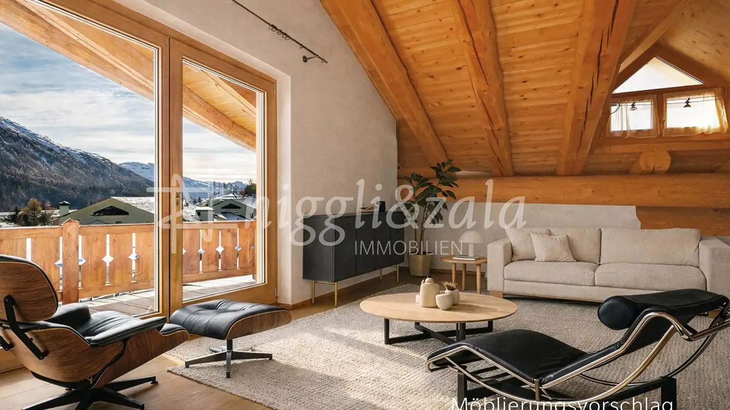 Penthouse for sale - Alvra Suot 11, 7522 La Punt-Chamues-ch