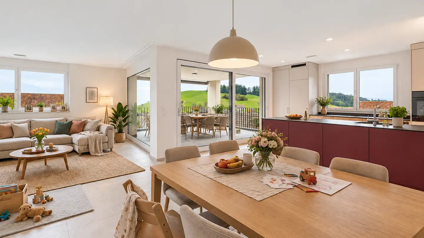 Wohnung mieten - Steigenstrasse 5, 8638 Goldingen - Foto 2