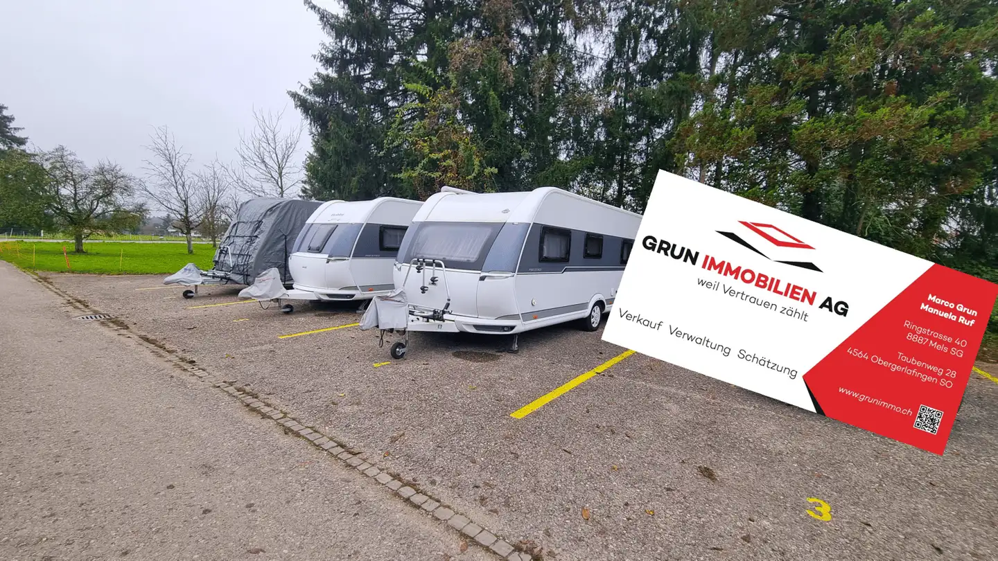 Place de parking extérieure à louer - Hauptstrasse 54, 4564 Obergerlafingen