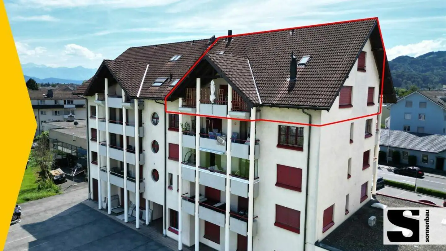 Dachgeschosswohnung kaufen - Hauptstrasse 73, 9434 Au SG