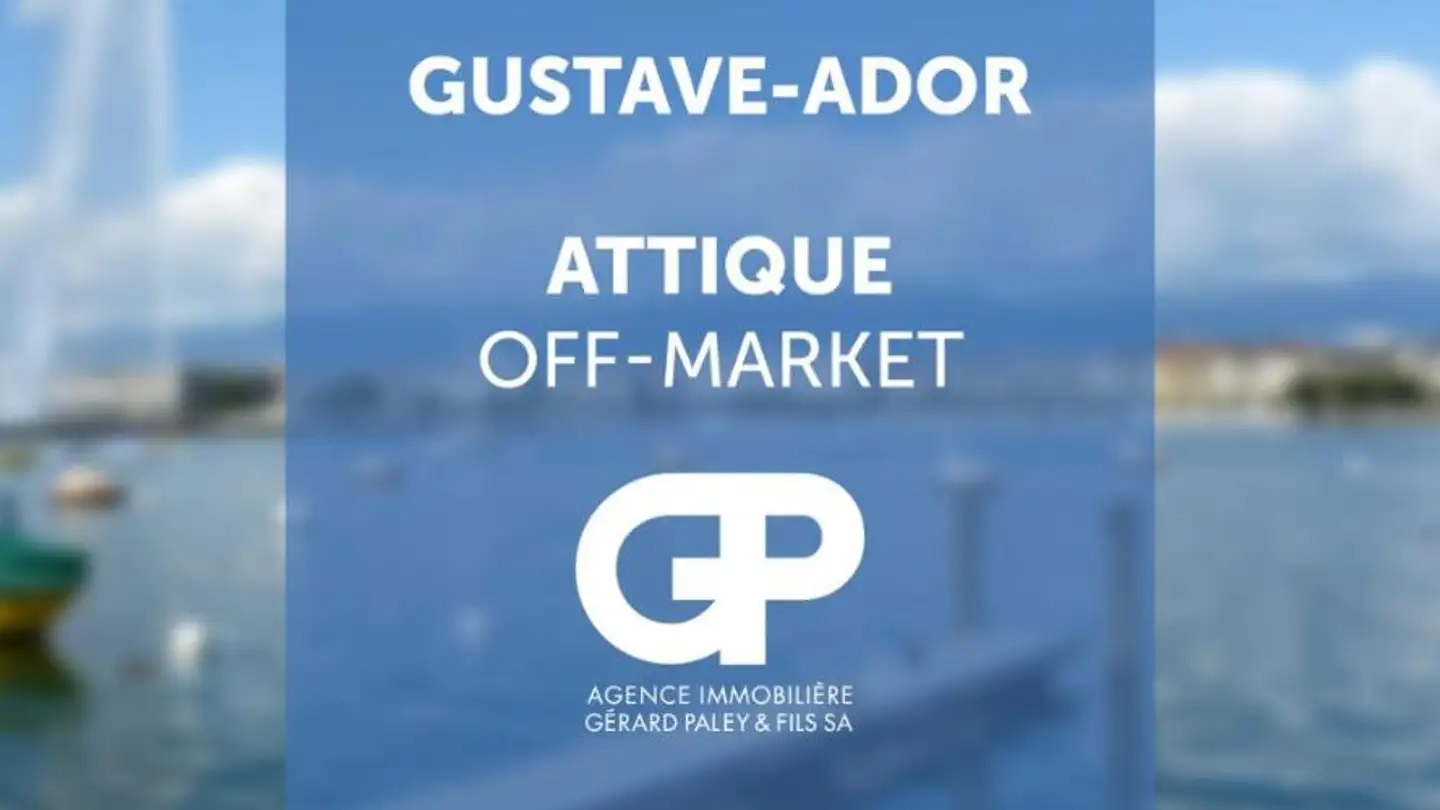 Appartement à vendre - 1204 Genève
