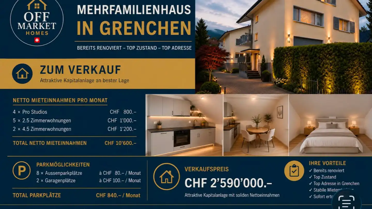 Residential building for sale - 2540 Grenchen