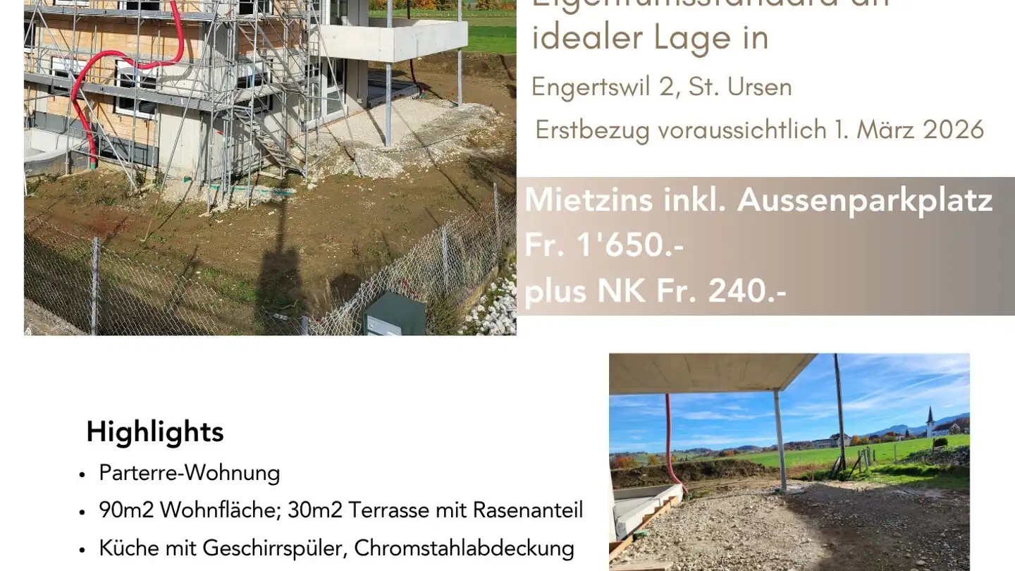 Appartamento in affitto - Engertswil 2, 1717 St. Ursen - Photo 3