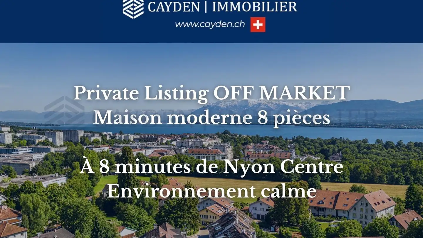 Maison individuelle à vendre - 1272 Genolier