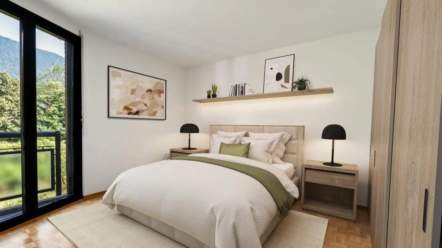 Wohnung mieten - Via Campagna 22a, 6952 Canobbio - Foto 3