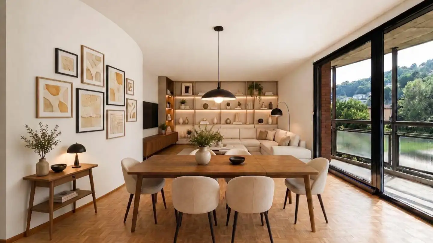 Wohnung mieten - Via Campagna 22a, 6952 Canobbio - Foto 4