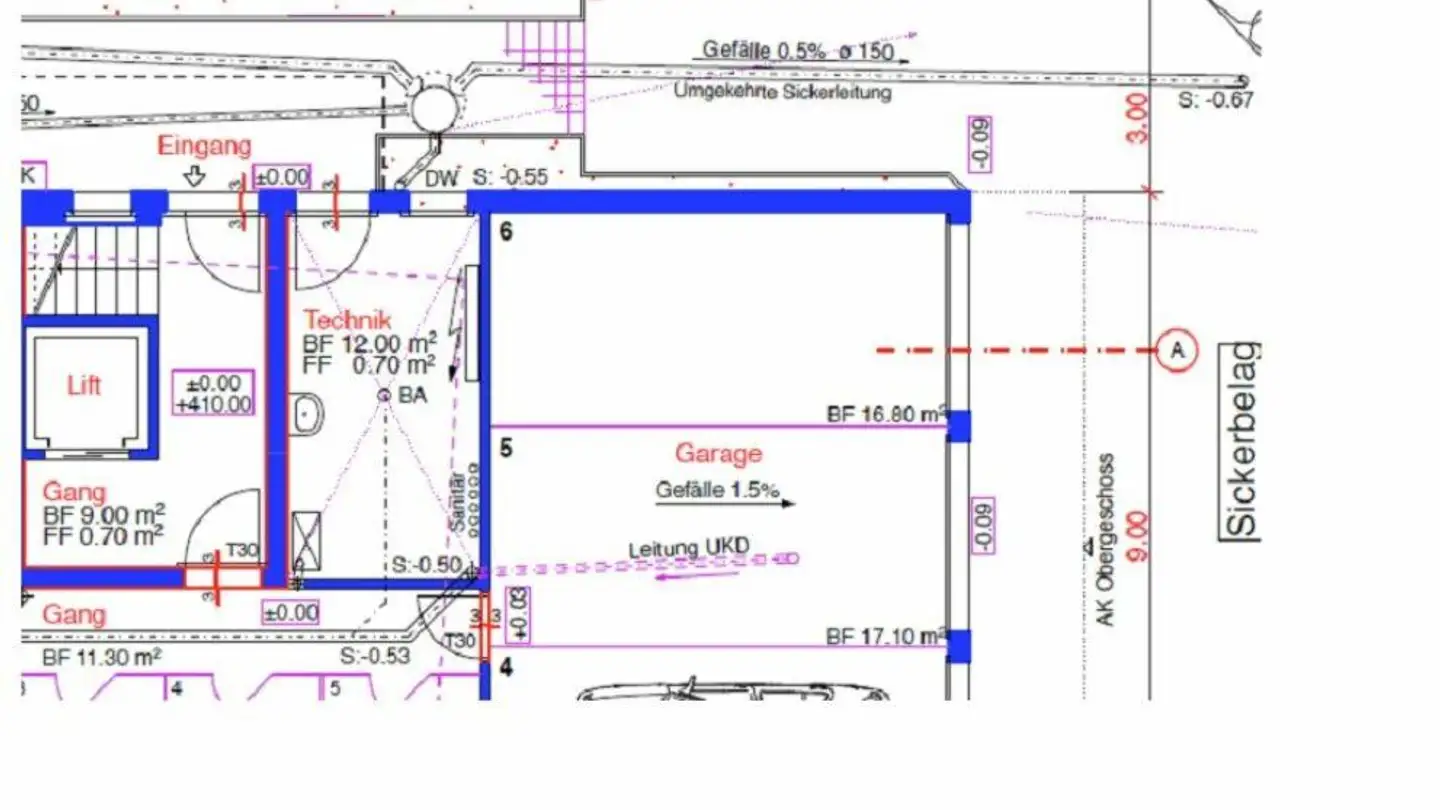Parcheggio sotterraneo in affitto - Feldweg 2, 9444 Diepoldsau - Foto 3