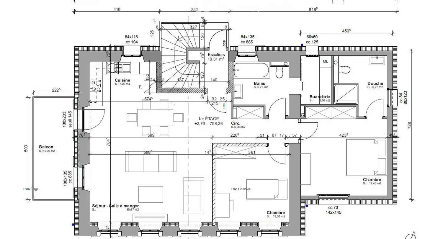 Wohnung mieten - Rue Du Moutier 16, 1337 Vallorbe - Foto 3