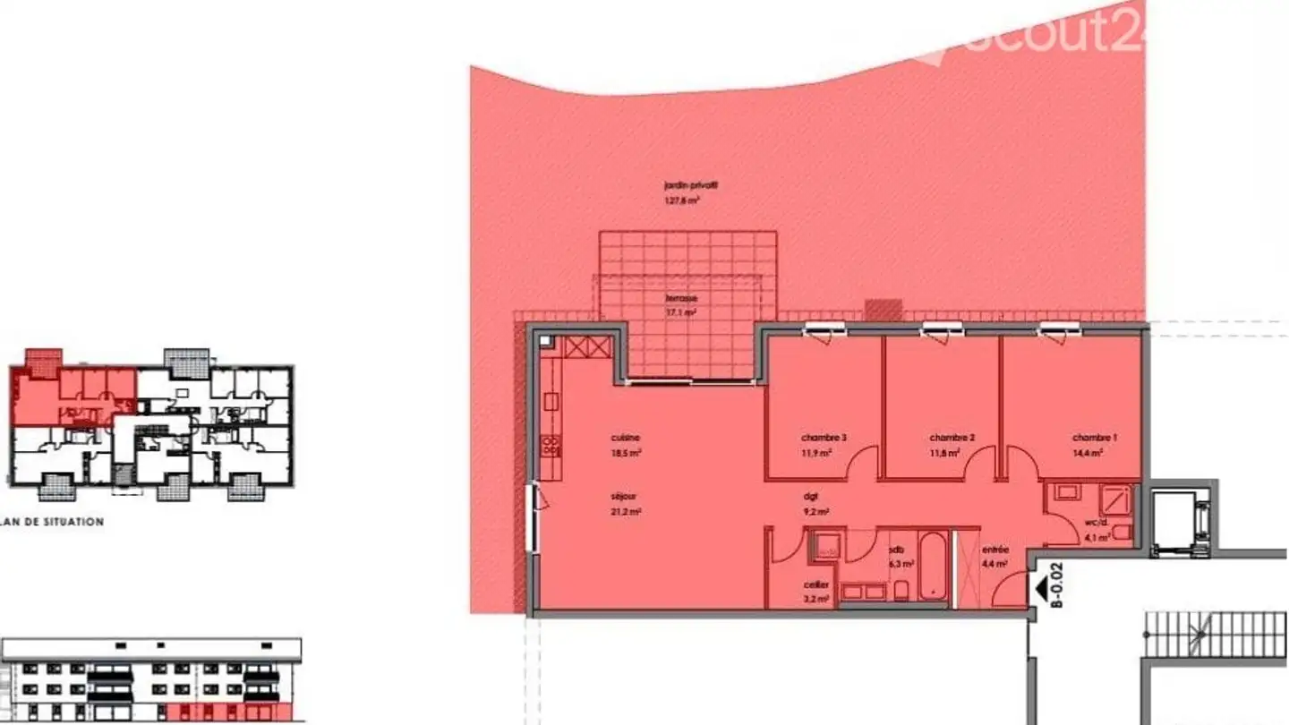 Appartamento in affitto - Route De La Pierra 8, 1678 Siviriez - Foto 2