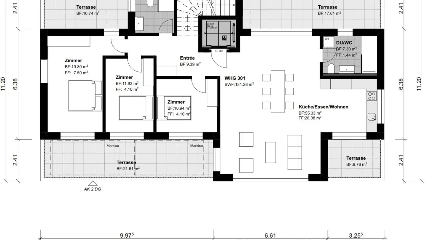 Attico in affitto - Usterstrasse 80, 8600 Dübendorf - Photo 3