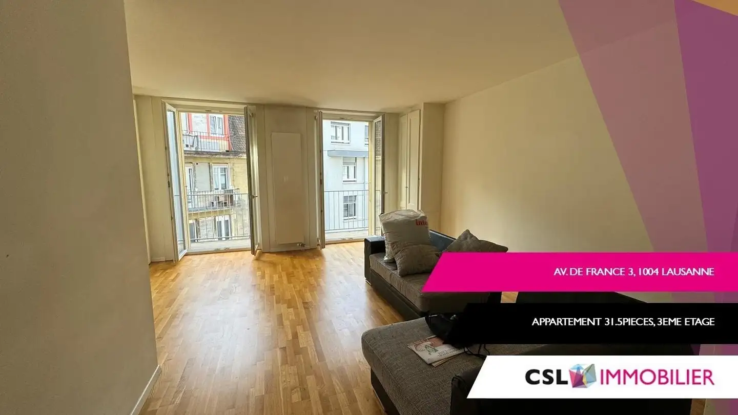 Appartement à louer - Avenue De France 3, 1004 Lausanne