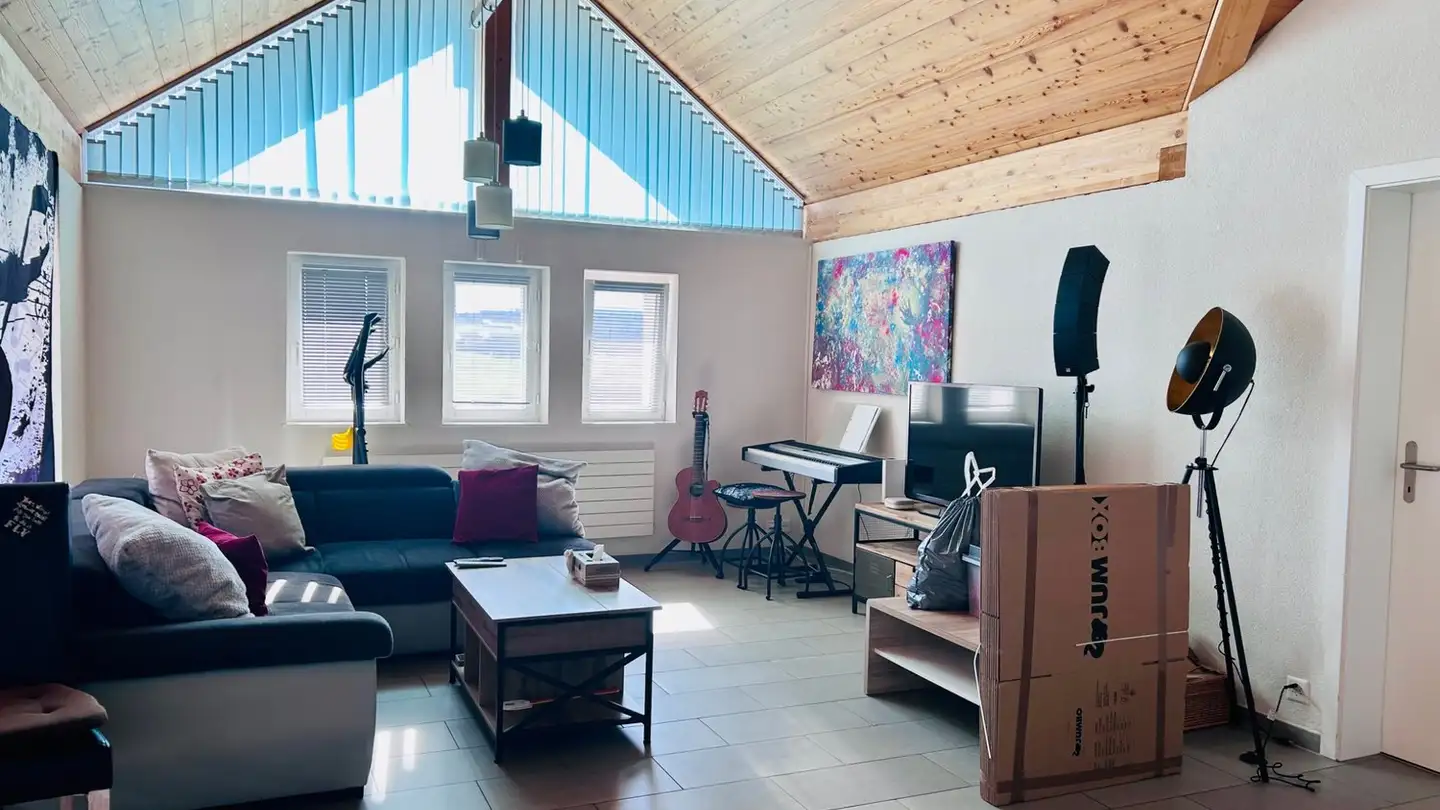 Apartment for rent - Route De Ponthaux 4, 1757 Noréaz - Photo 4