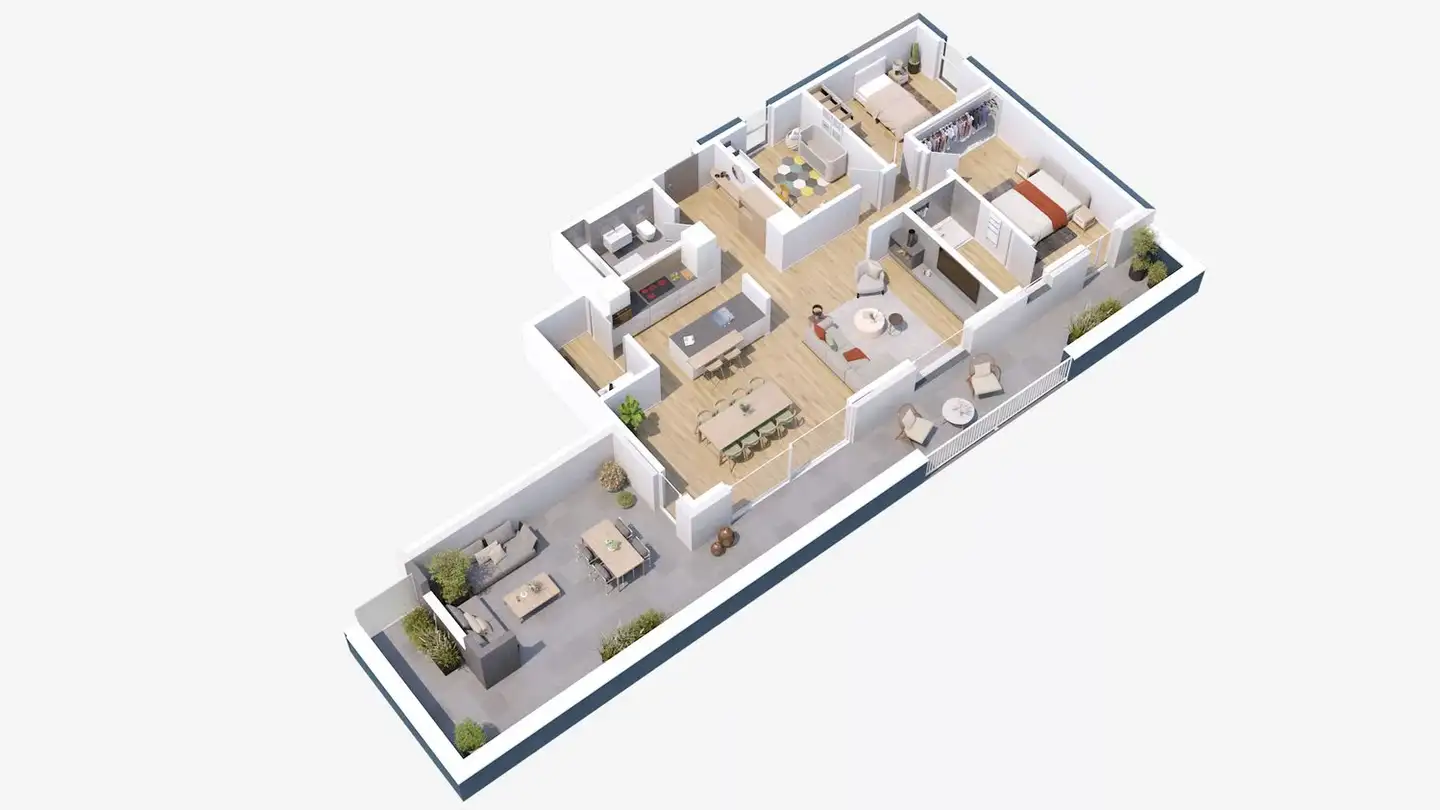 Attique à vendre - Rue De La Rauracie 7, 2842 Rossemaison - Photo 3