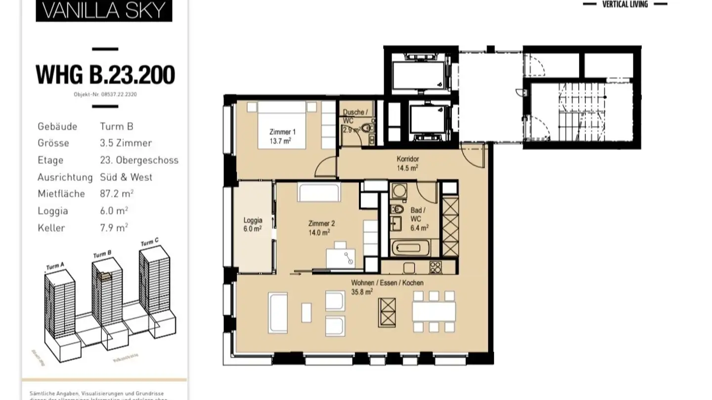 Appartement à louer - Vulkanstrasse 110b, 8048 Zürich - Photo 4