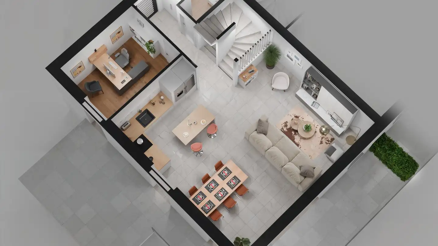 Semi-detached house for sale - Chemin De Poéty, 1423 Villars-Burquin - Photo 4