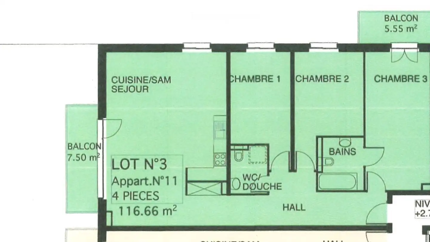 Appartement à louer - Rue De La Gare 1c, 1807 Blonay