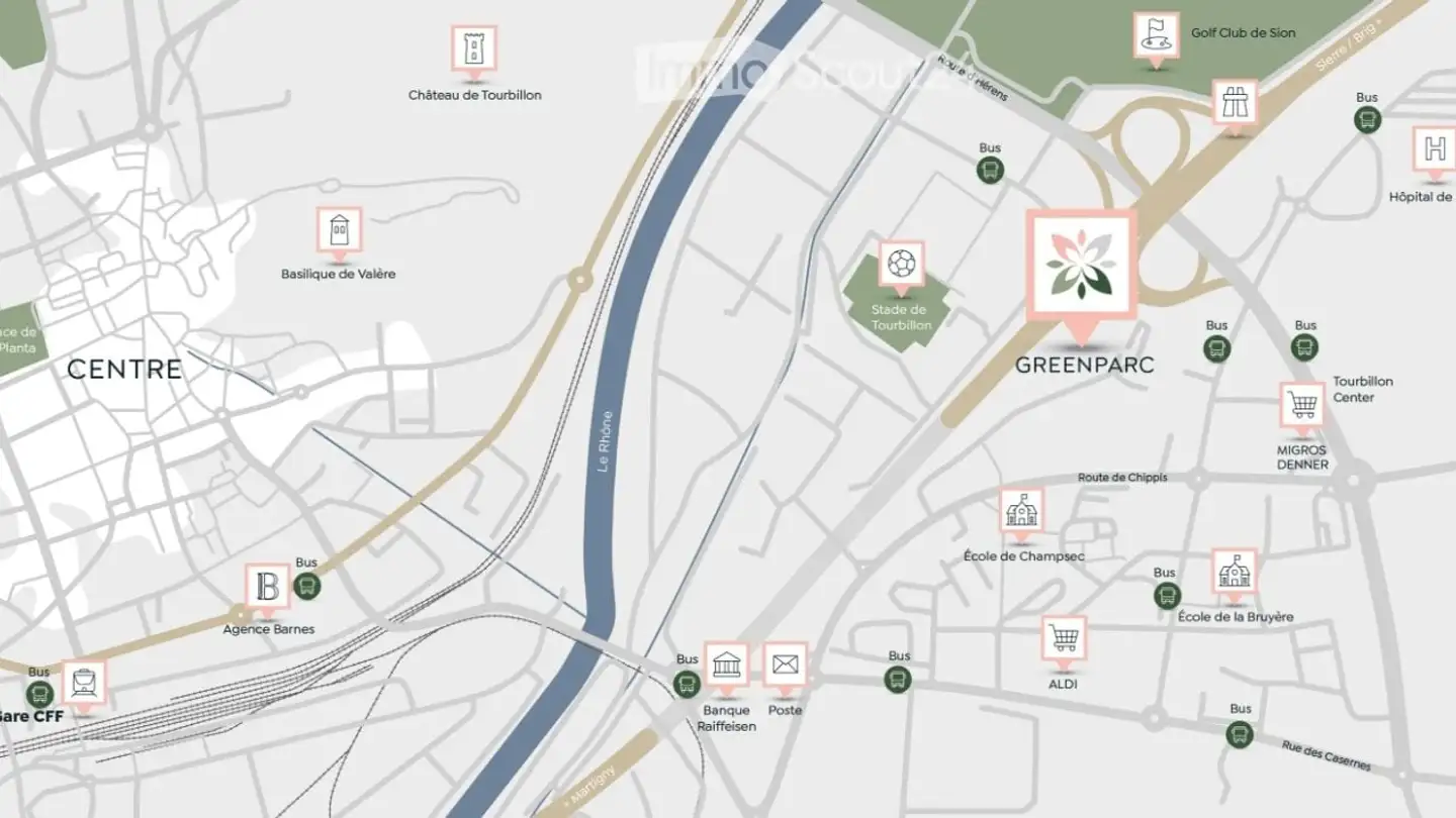 Appartamento in affitto - Route De Préjeux 27, 1950 Sion - Foto 3