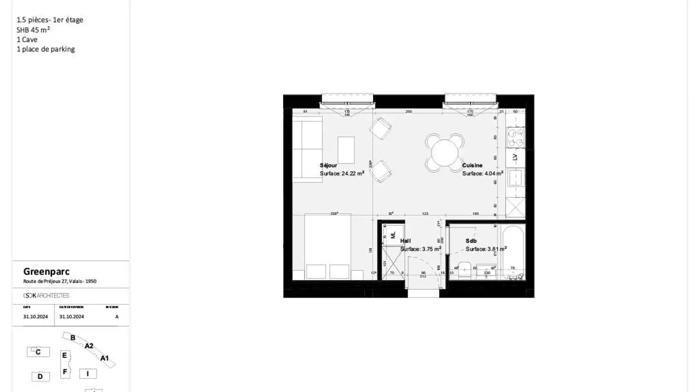 Appartamento in affitto - Route De Préjeux 27, 1950 Sion - Foto 4