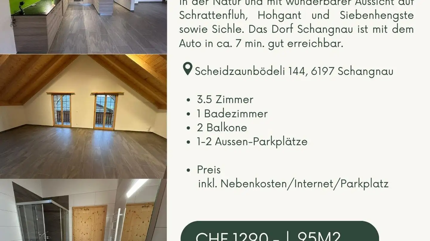 Appartamento in affitto - Scheidzaunbödeli 144, 6197 Schangnau