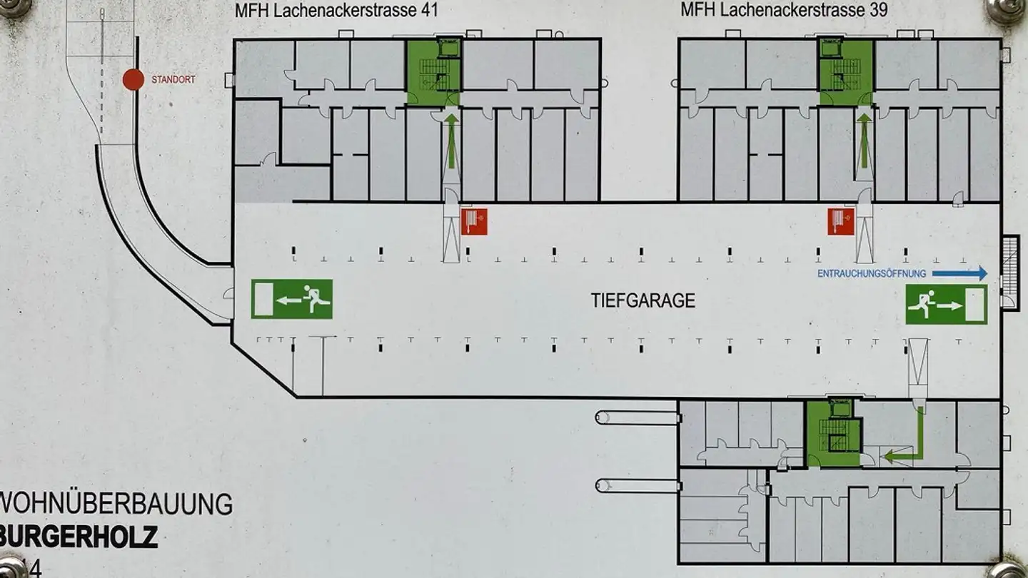 Place de parking souterraine à louer - Lachenackerstrasse 41, 8500 Frauenfeld - Photo 3