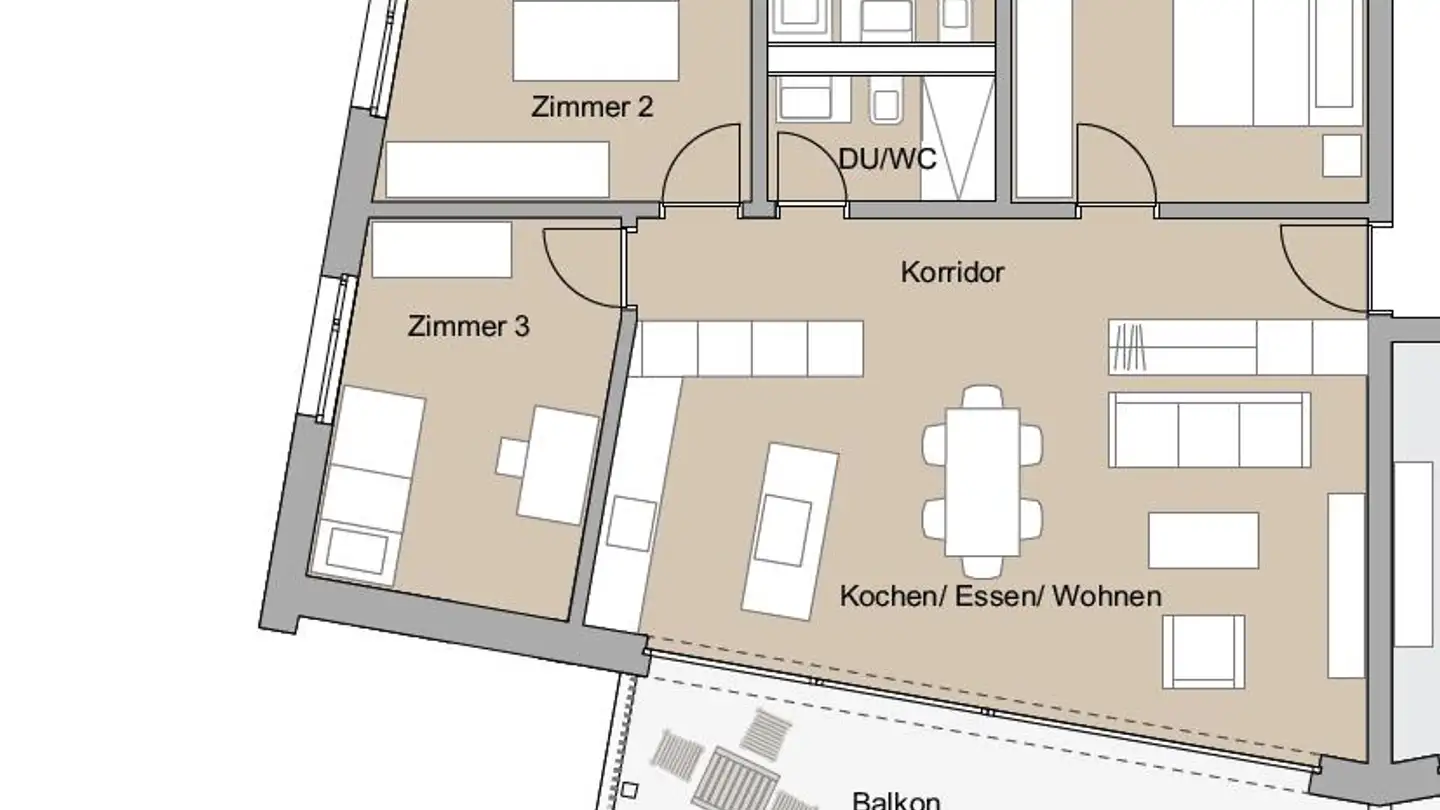 Attique à louer - Via Portalavanda 3, 7014 Trin - Photo 2