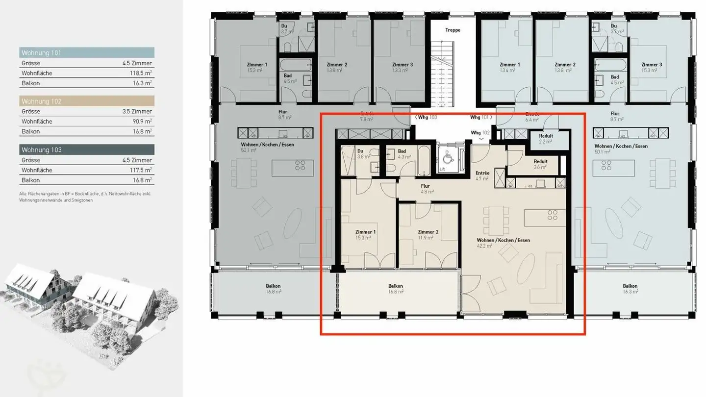 Wohnung mieten - Gernstrasse 7, 8311 Brütten - Foto 2