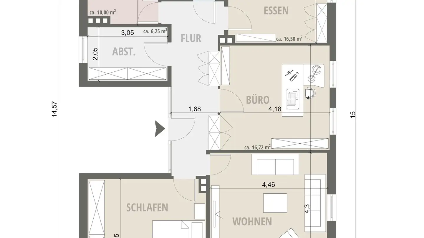 Apartment for rent - Fröbelstrasse 33, 8032 Zürich