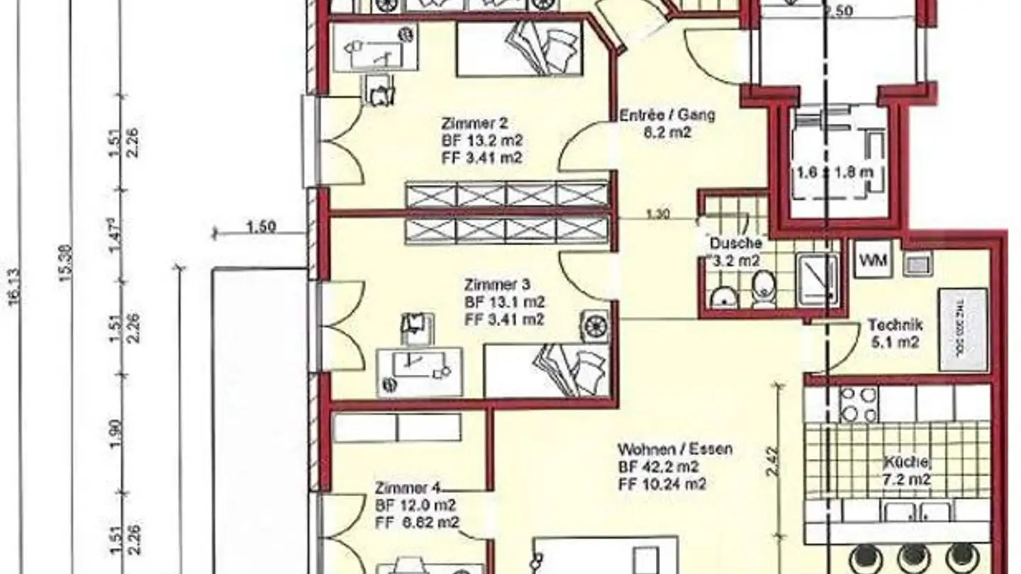 Wohnung mieten - Grabserstrasse 20, 9473 Gams - Foto 4