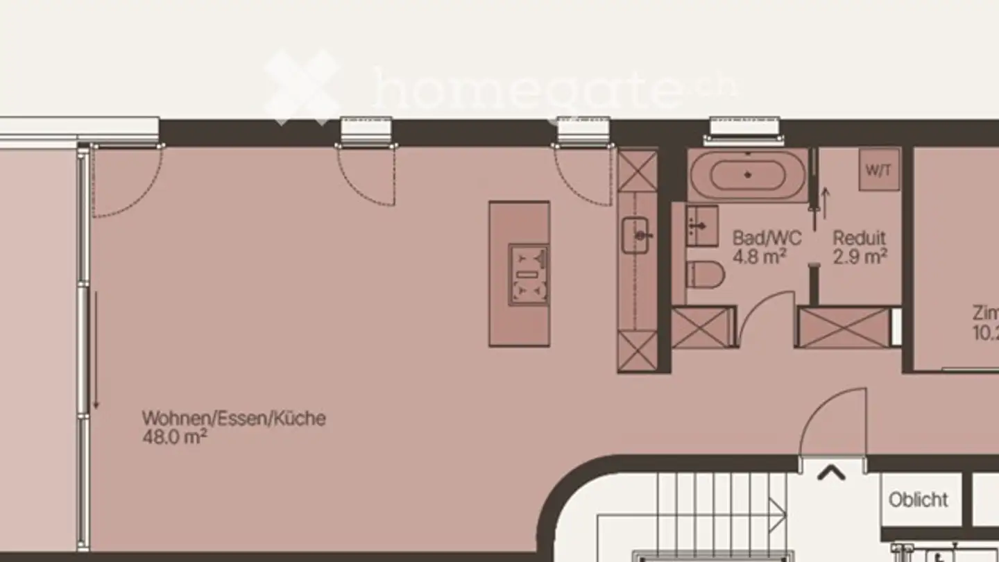 Appartamento in affitto - Kirchweg 8, 5415 Nussbaumen AG - Foto 3