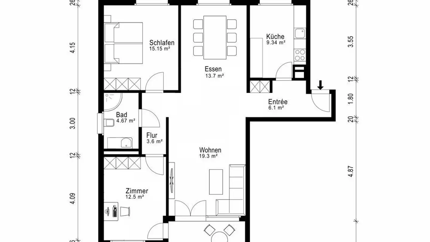 Wohnung mieten - Im Park 6, 3052 Zollikofen - Foto 2