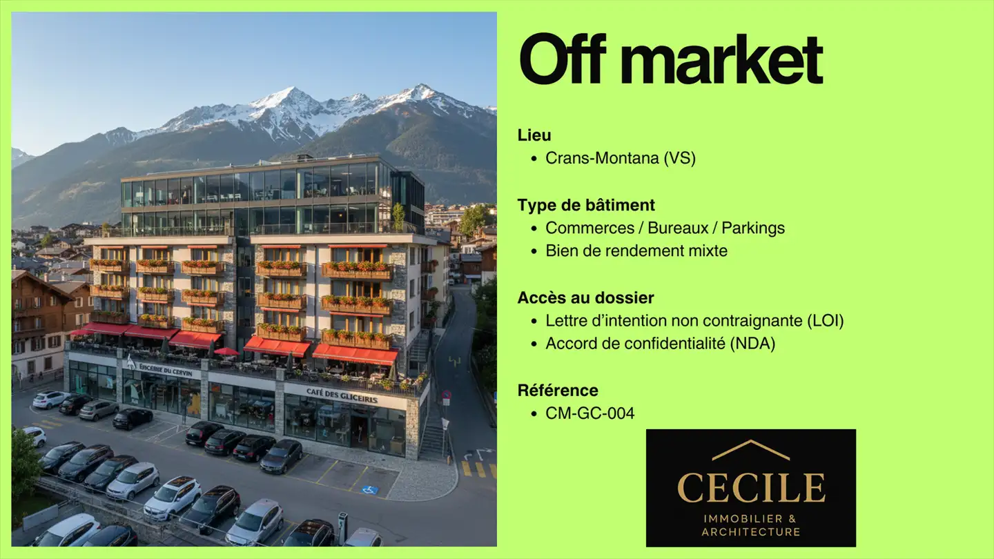 Edificio ad uso misto in vendita - 3963 Crans-Montana