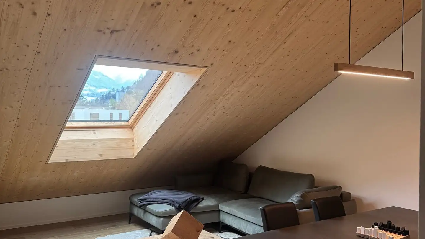 Attique à louer - Hauptstrasse 60, 9477 Trübbach