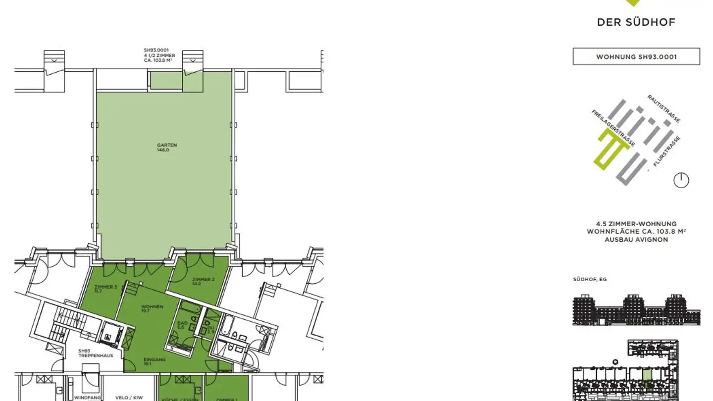 Wohnung mieten - Freilagerstrasse 93, 8047 Zürich - Foto 2