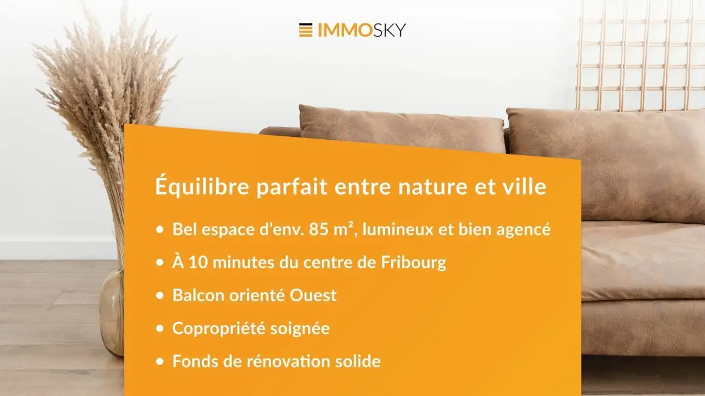 Appartement à vendre - 1723 Marly