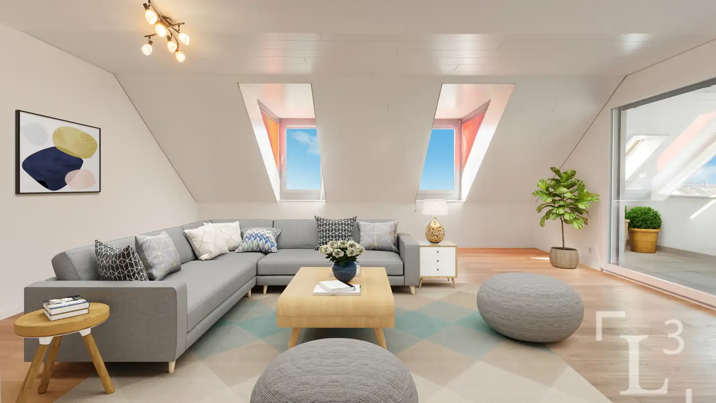 Attic flat for sale - Etoy, 1163 Etoy - Photo 2