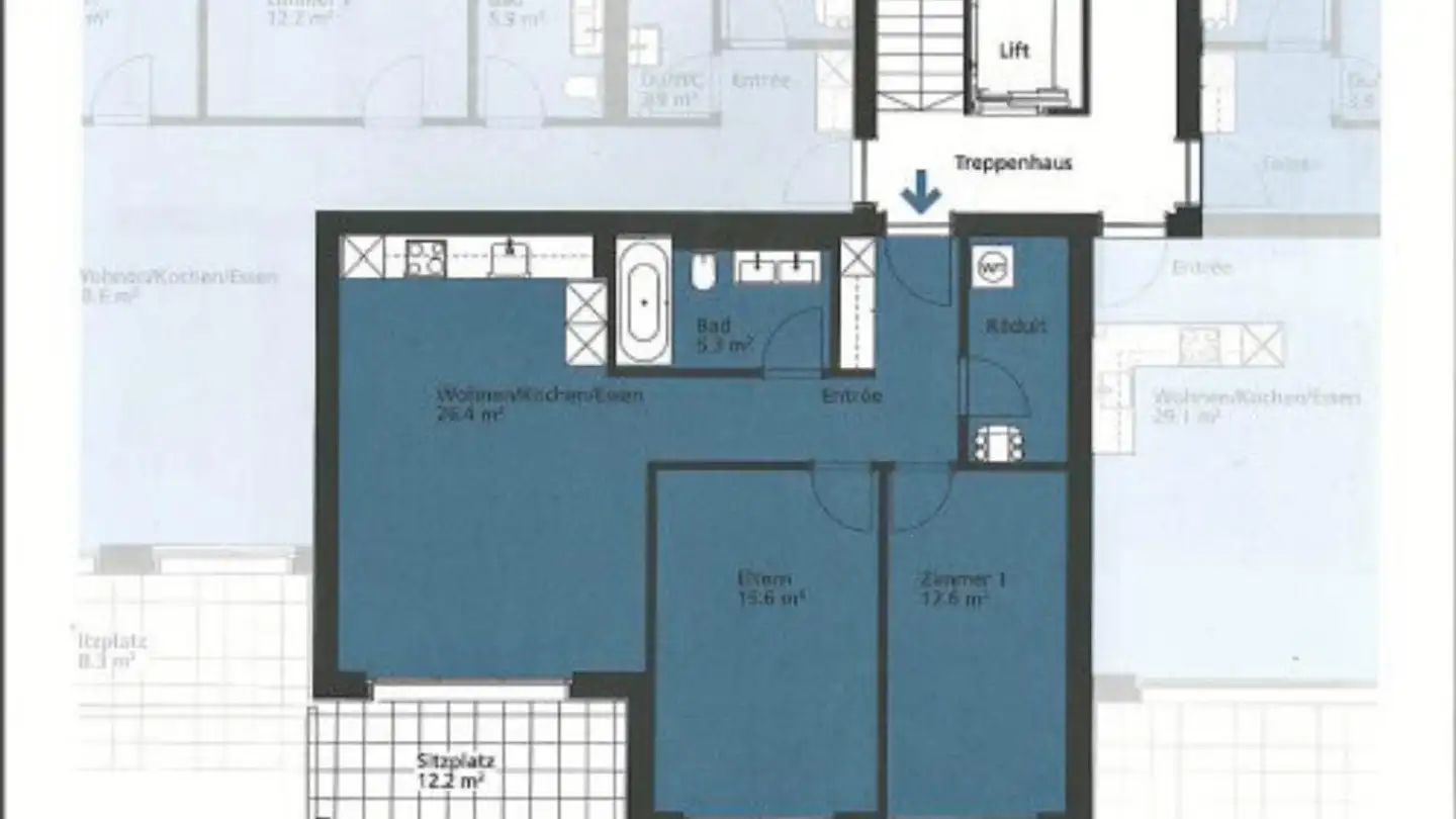 Möblierte Wohnung mieten - Vorderweymatt 12, 5630 Muri AG - Foto 4