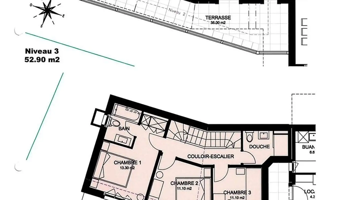 Wohnung mieten - Chemin Des Dzardis 40a, 1934 Le Châble VS - Foto 4