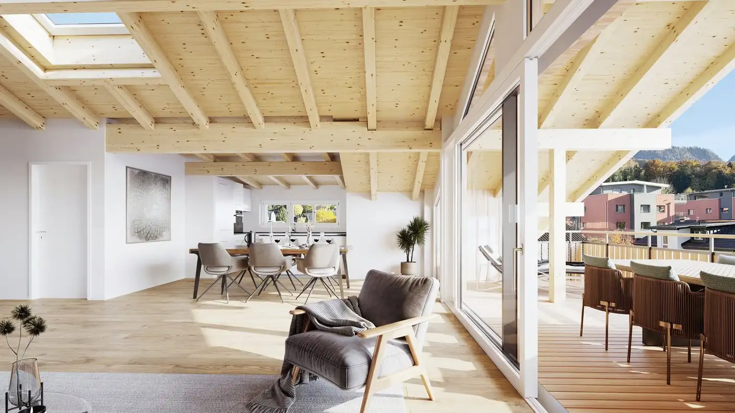 Attic flat for rent - Breitenstrasse 8, 6064 Kerns - Photo 4