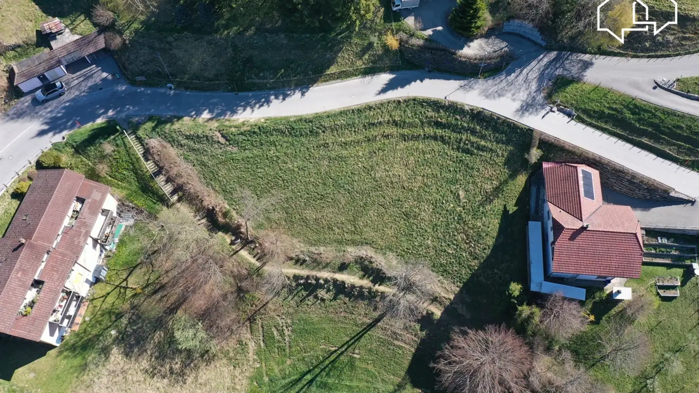 Constructible plot for sale - 1737 Plasselb