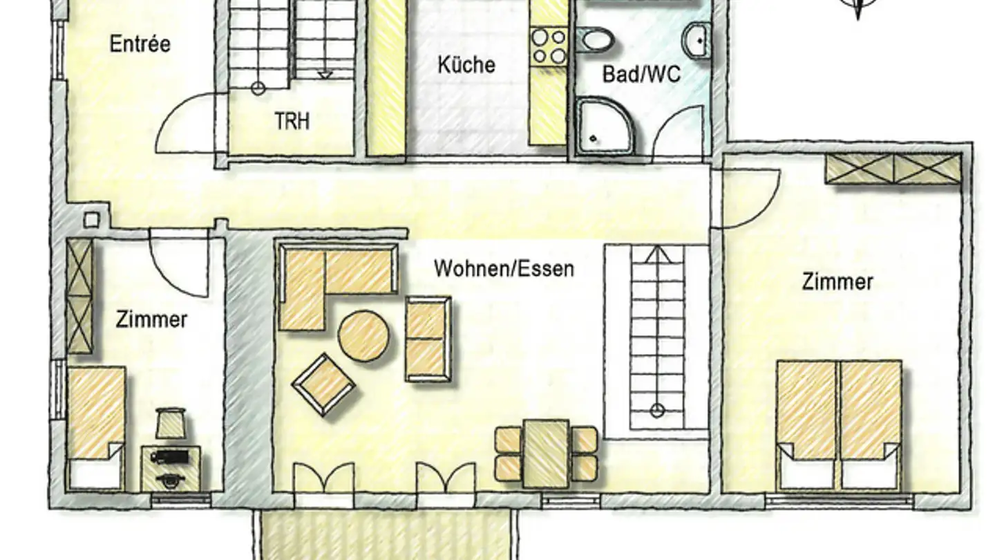 Duplex for rent - Bahnhofstrasse 30, 9214 Kradolf - Photo 2