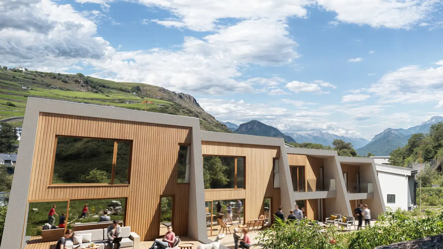 Maison en terrasse à vendre - Chemin De La Poudrière, 1950 Sion