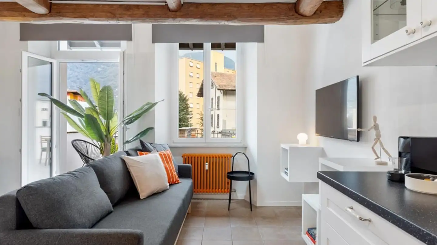 Furnished apartment for rent - Via San Gottardo 78a, 6500 Bellinzona - Photo 2