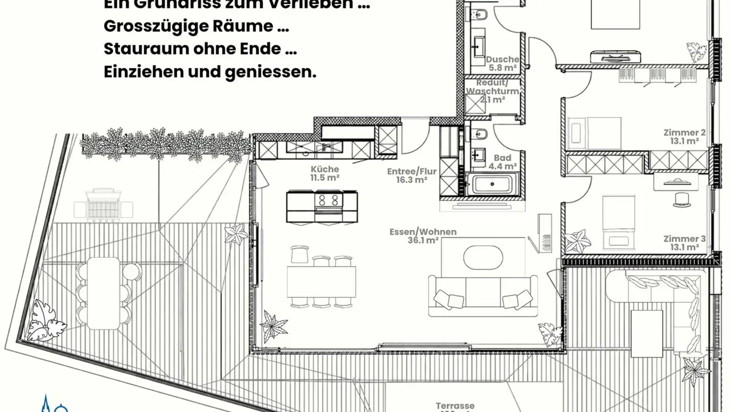Attico in affitto - Leutschenstrasse 11, 3038 Kirchlindach - Foto 3
