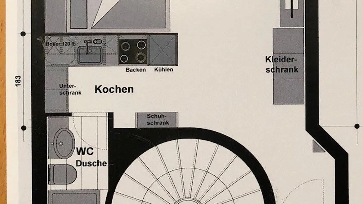 Studio for rent - Strandweg 1c, 3400 Burgdorf