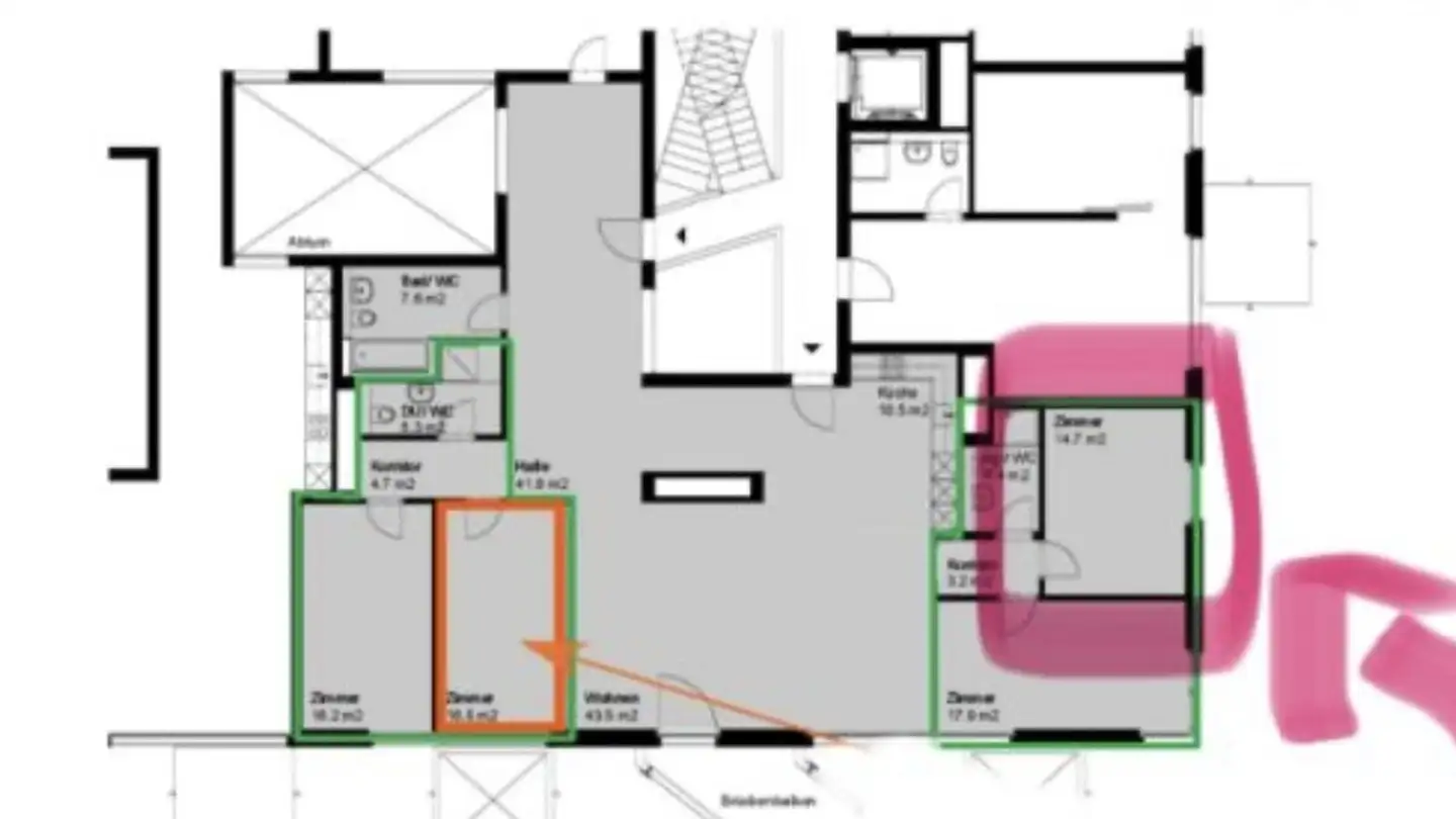 Chambre à louer - Am Wasser 9, 8600 Dübendorf - Photo 3