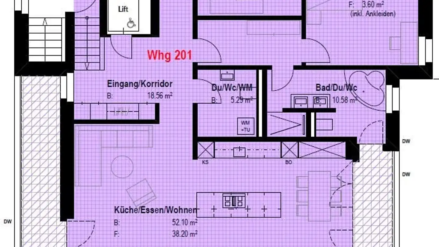 Penthouse mieten - Breitenmattstrasse 101, 8635 Dürnten - Foto 4