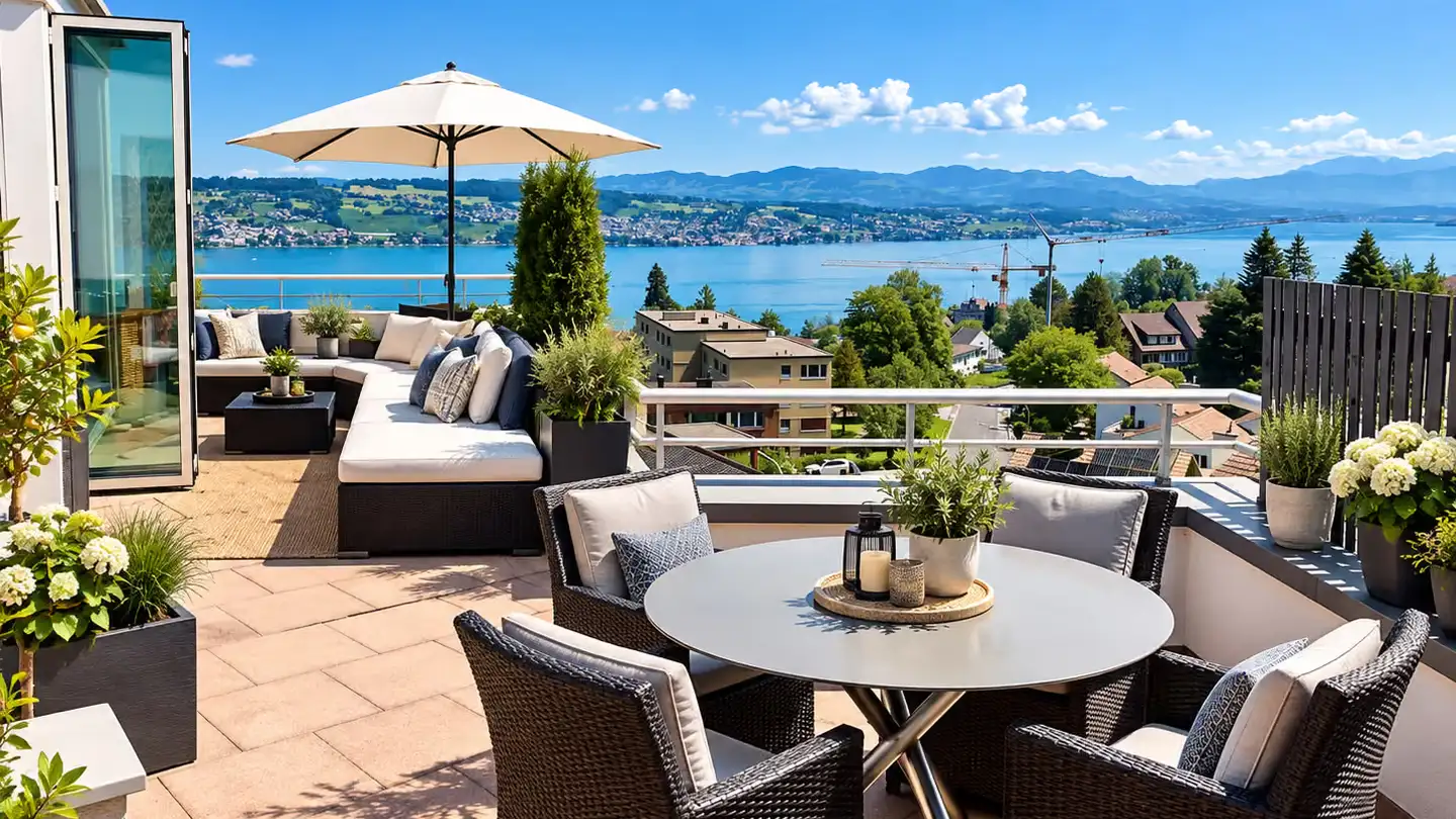 Penthouse mieten - Forstbergstrasse 1, 8820 Wädenswil